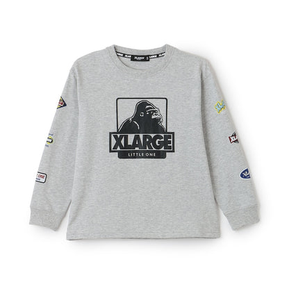 日本童裝 XLARGE KIDS 袖子LOGO徽章印花上衣 80-140cm 男童款 夏季 TOPS