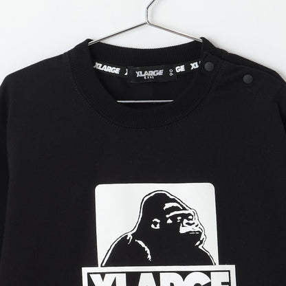 日本童裝 XLARGE KIDS 袖子LOGO徽章印花上衣 80-140cm 男童款 夏季 TOPS