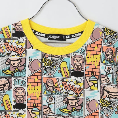 日本童裝 XLARGE KIDS 漫畫猩猩短袖上衣 80-140cm 男童款 夏季 TOPS