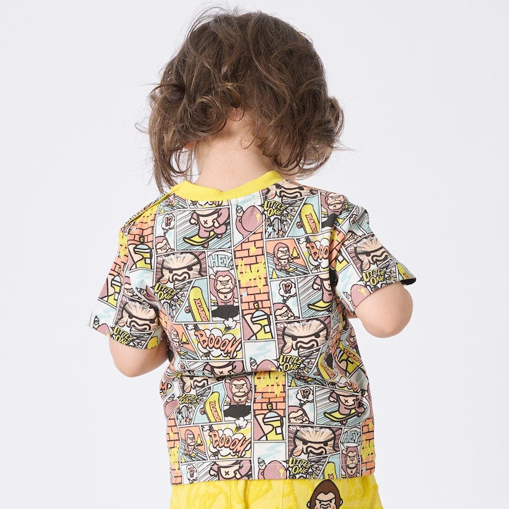 日本童裝 XLARGE KIDS 漫畫猩猩短袖上衣 80-140cm 男童款 夏季 TOPS
