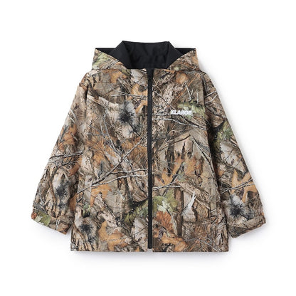 日本童裝 XLARGE KIDS 2Way 雙面兩著 樹鴨紋風褸 90-140cm 男童款 夏季 OUTERWEAR