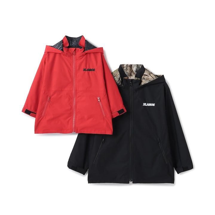 日本童裝 XLARGE KIDS 2Way 雙面兩著 樹鴨紋風褸 90-140cm 男童款 夏季 OUTERWEAR