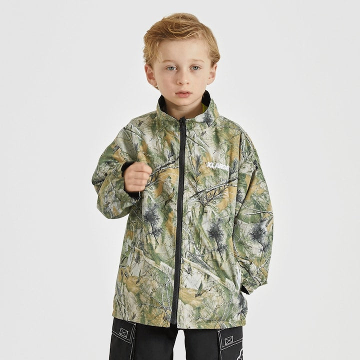 日本童裝 XLARGE KIDS 2Way 雙面兩著 樹鴨紋風褸 90-140cm 男童款 夏季 OUTERWEAR
