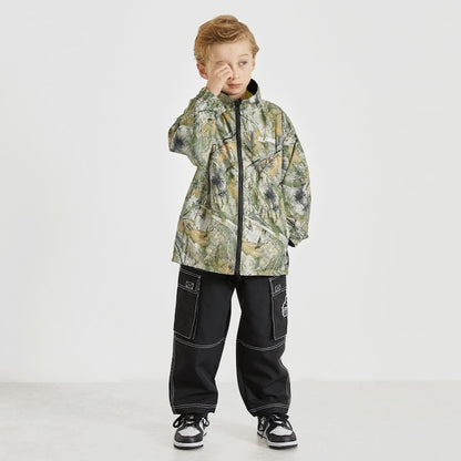 日本童裝 XLARGE KIDS 雙色縫線工裝長褲 90-140cm 男童款 夏季 PANTS
