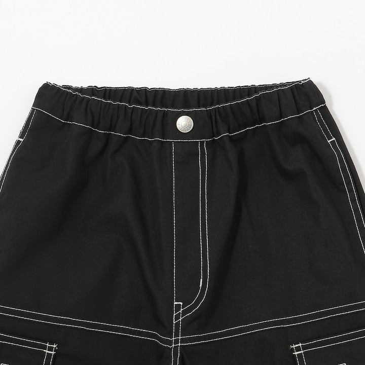 日本童裝 XLARGE KIDS 雙色縫線工裝長褲 90-140cm 男童款 夏季 PANTS