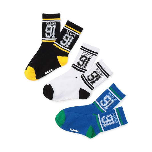 日本直送 XLARGE KIDS 襪一對 13-21cm 襪系列