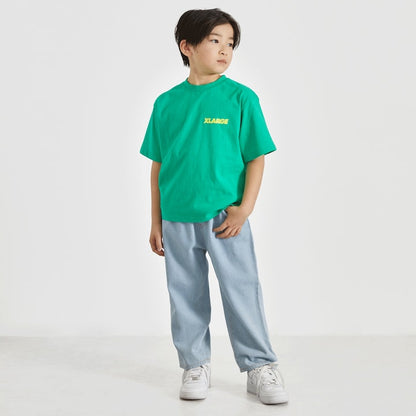 日本童裝 XLARGE KIDS 斜紋背面印花短袖上衣 80-140cm 男童款 夏季 TOPS