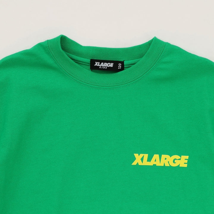 日本童裝 XLARGE KIDS 斜紋背面印花短袖上衣 80-140cm 男童款 夏季 TOPS