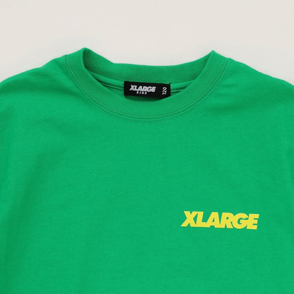 日本童裝 XLARGE KIDS 斜紋背面印花短袖上衣 80-140cm 男童款 夏季 TOPS