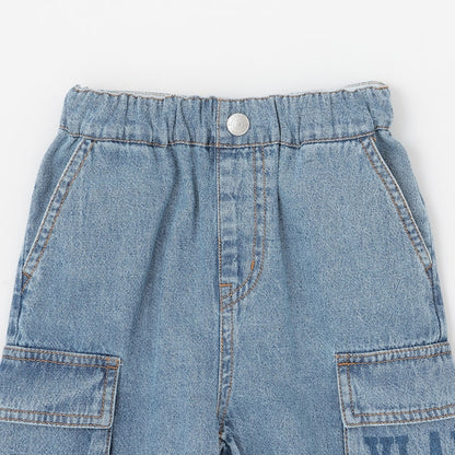 日本童裝 XLARGE KIDS 牛仔工裝短褲 90-140cm 男童款 夏季 PANTS