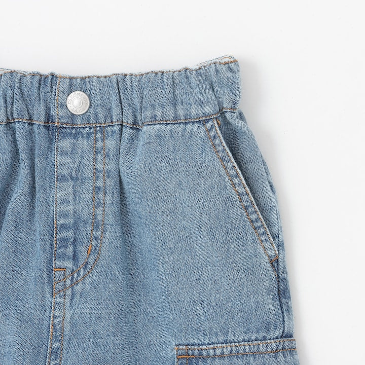 日本童裝 XLARGE KIDS 牛仔工裝短褲 90-140cm 男童款 夏季 PANTS