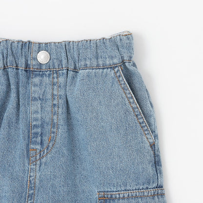 日本童裝 XLARGE KIDS 牛仔工裝短褲 90-140cm 男童款 夏季 PANTS