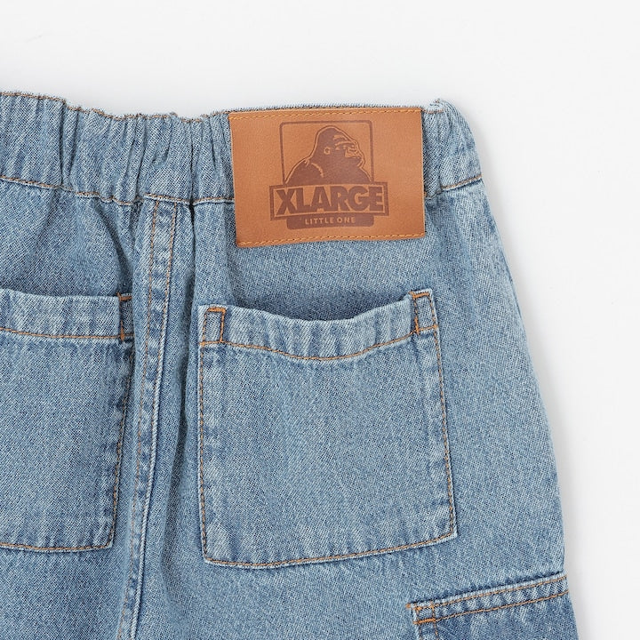 日本童裝 XLARGE KIDS 牛仔工裝短褲 90-140cm 男童款 夏季 PANTS