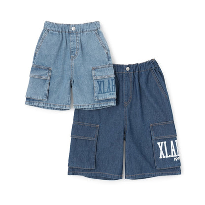 日本童裝 XLARGE KIDS 牛仔工裝短褲 90-140cm 男童款 夏季 PANTS