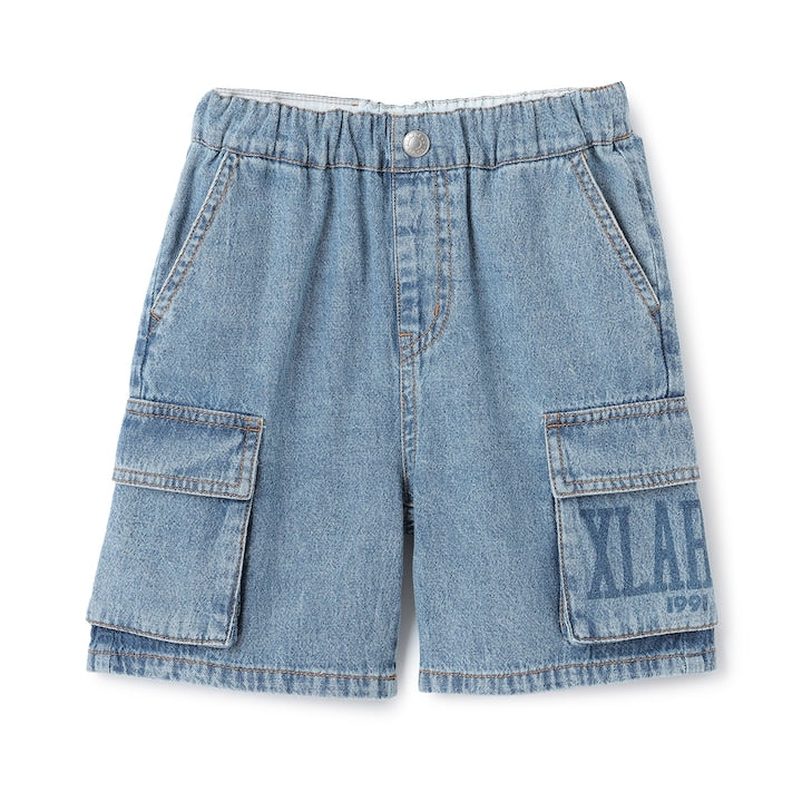 日本童裝 XLARGE KIDS 牛仔工裝短褲 90-140cm 男童款 夏季 PANTS
