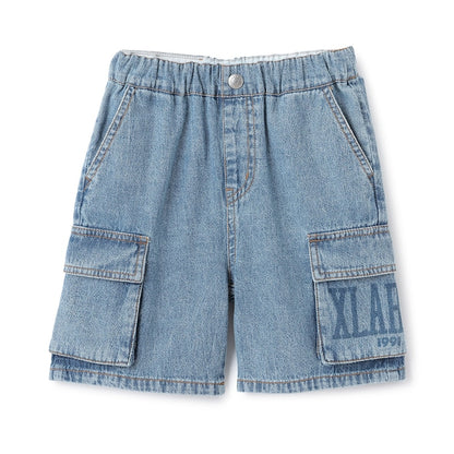日本童裝 XLARGE KIDS 牛仔工裝短褲 90-140cm 男童款 夏季 PANTS