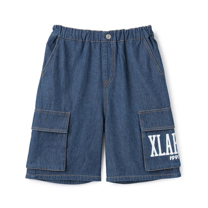 日本童裝 XLARGE KIDS 牛仔工裝短褲 90-140cm 男童款 夏季 PANTS