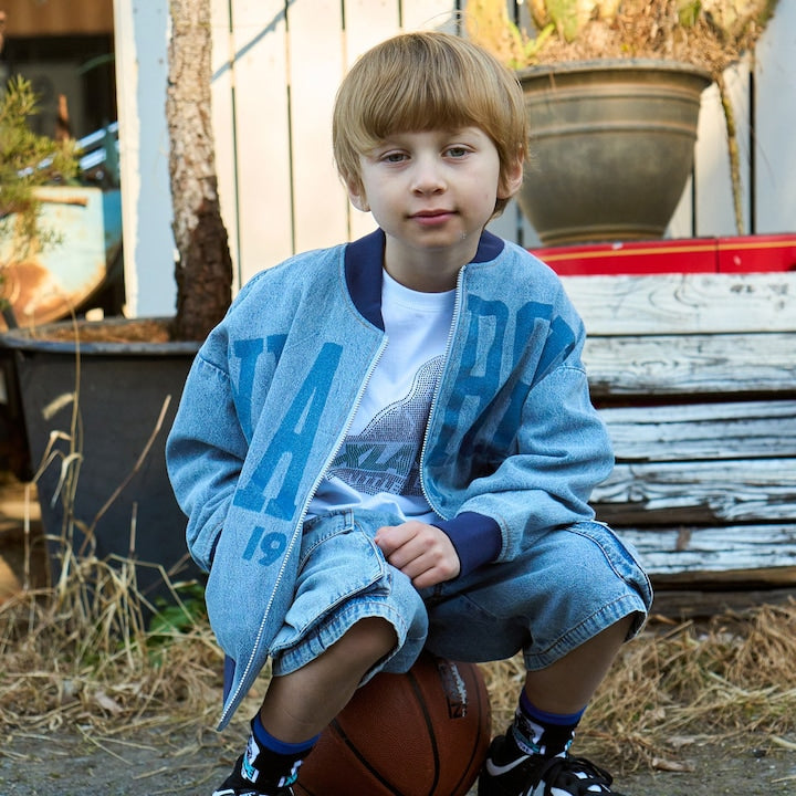 日本童裝 XLARGE KIDS 牛仔工裝短褲 90-140cm 男童款 夏季 PANTS