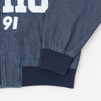 日本童裝 XLARGE KIDS 大LOGO印花牛仔外套 90-140cm 男童款 夏季 OUTERWEAR
