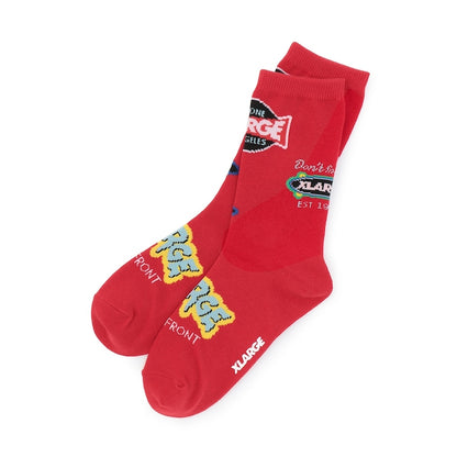 日本直送 XLARGE KIDS 襪一對 13-21cm 襪系列