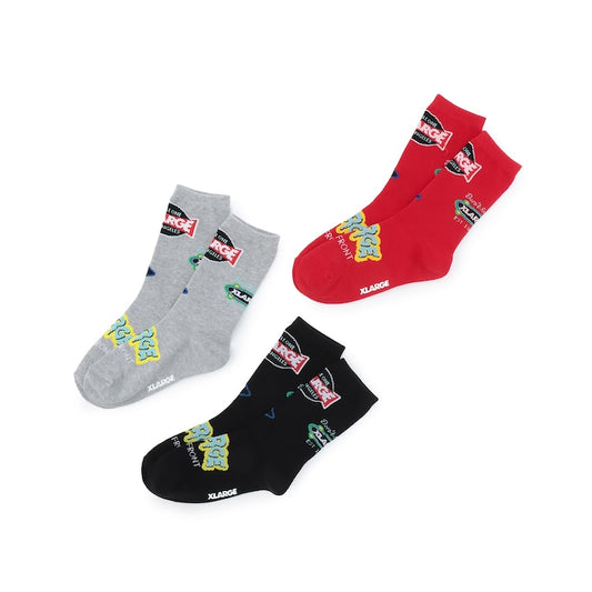 日本直送 XLARGE KIDS 襪一對 13-21cm 襪系列