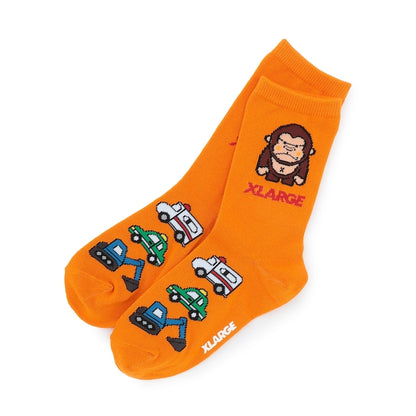 日本直送 XLARGE KIDS 襪一對 13-21cm 襪系列