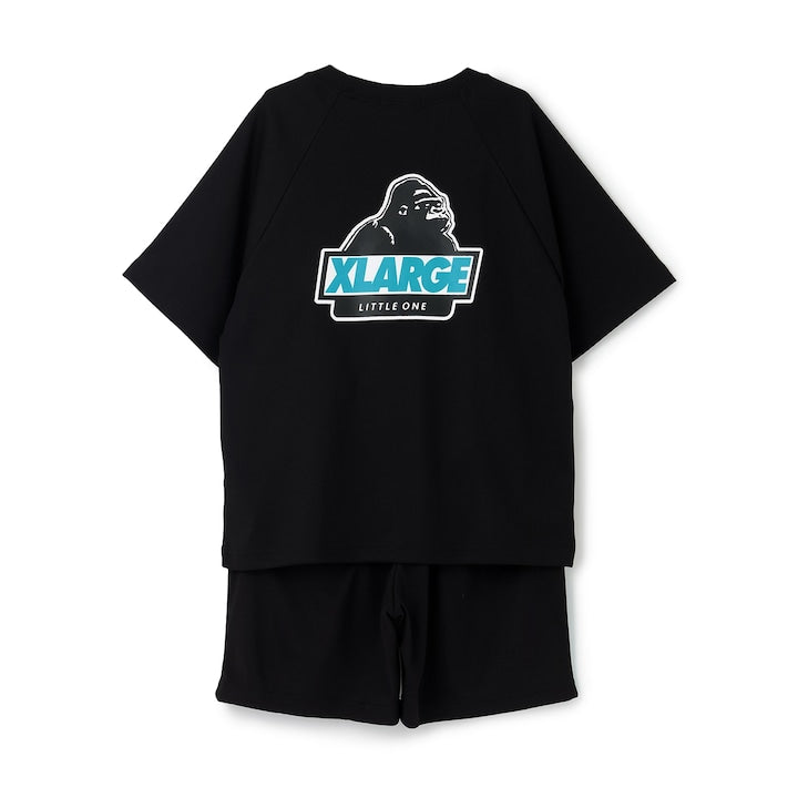 日本童裝 XLARGE KIDS 印花運動兩件套裝 90-140cm 男童款 夏季 TOPS PANTS