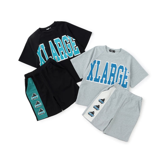 日本童裝 XLARGE KIDS 印花運動兩件套裝 90-140cm 男童款 夏季 TOPS PANTS