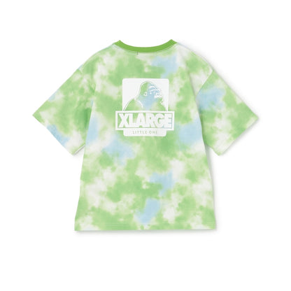 日本童裝 XLARGE KIDS 接觸冷感 扎染印花短袖上衣 90-140cm 男童款 夏季 TOPS