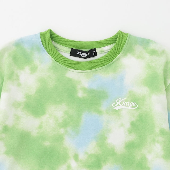 日本童裝 XLARGE KIDS 接觸冷感 扎染印花短袖上衣 90-140cm 男童款 夏季 TOPS
