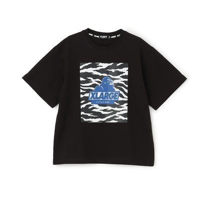 日本童裝 XLARGE KIDS 斑馬紋短袖上衣 80-140cm 男童款 夏季 TOPS