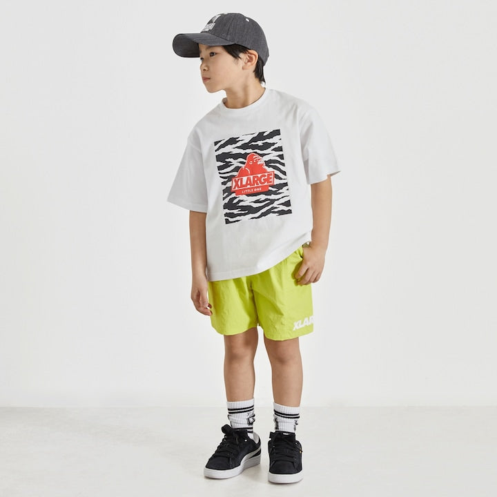 日本童裝 XLARGE KIDS 斑馬紋短袖上衣 80-140cm 男童款 夏季 TOPS