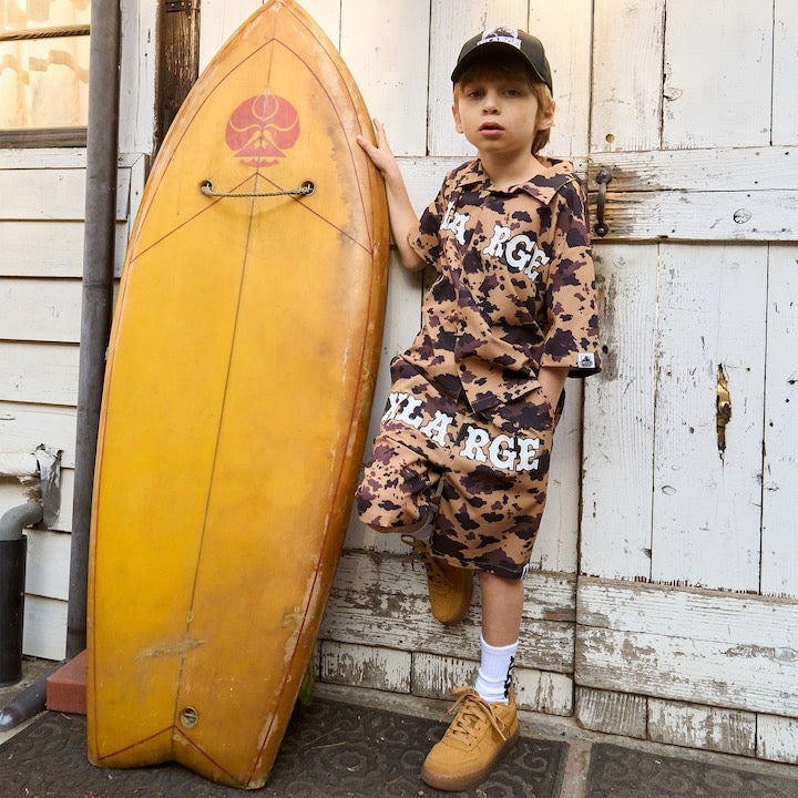 日本童裝 XLARGE KIDS 迷彩短褲 90-140cm 男童款 夏季 PANTS
