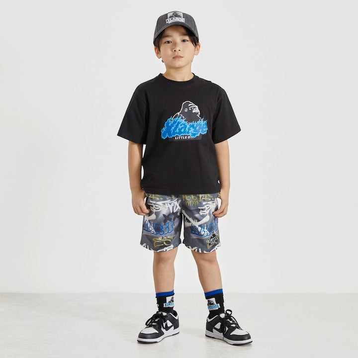 日本童裝 XLARGE KIDS 火logo印花短袖上衣 80-140cm 男童款 夏季 TOPS