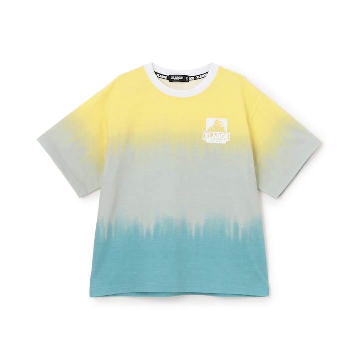 日本童裝 XLARGE KIDS 漸變扎染短袖上衣 80-140cm 男童款 夏季 TOPS