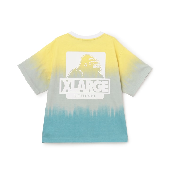 日本童裝 XLARGE KIDS 漸變扎染短袖上衣 80-140cm 男童款 夏季 TOPS