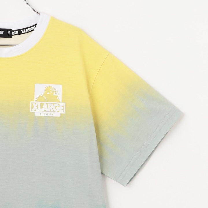 日本童裝 XLARGE KIDS 漸變扎染短袖上衣 80-140cm 男童款 夏季 TOPS