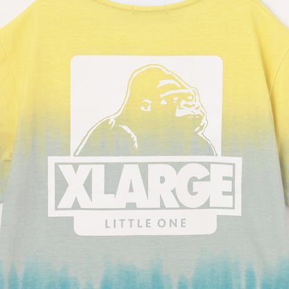 日本童裝 XLARGE KIDS 漸變扎染短袖上衣 80-140cm 男童款 夏季 TOPS