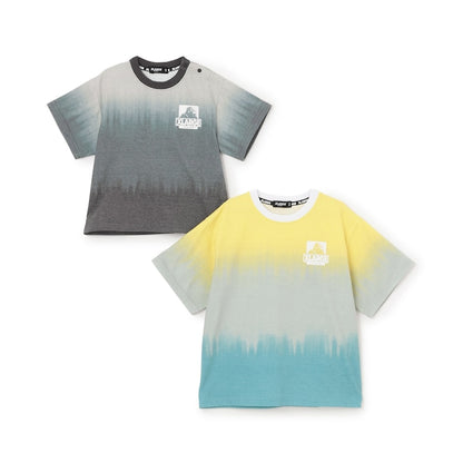 日本童裝 XLARGE KIDS 漸變扎染短袖上衣 80-140cm 男童款 夏季 TOPS