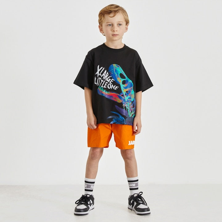 日本童裝 XLARGE KIDS 熱帶恐龍印花上衣 80-140cm 男童款 夏季 TOPS