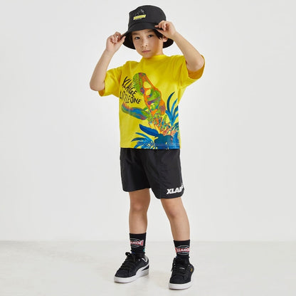 日本童裝 XLARGE KIDS 熱帶恐龍印花上衣 80-140cm 男童款 夏季 TOPS