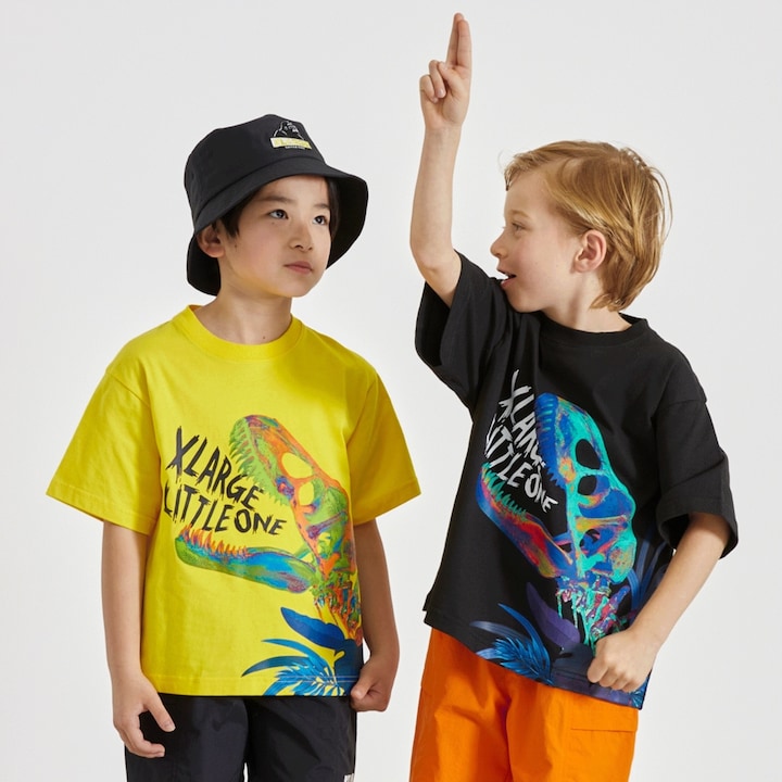 日本童裝 XLARGE KIDS 熱帶恐龍印花上衣 80-140cm 男童款 夏季 TOPS