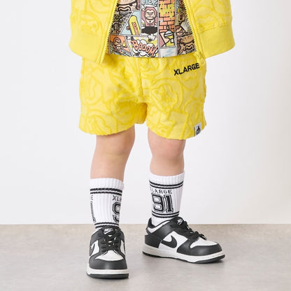 日本童裝 XLARGE KIDS 猩猩絨提花短褲 80-140cm 男童款 夏季 PANTS