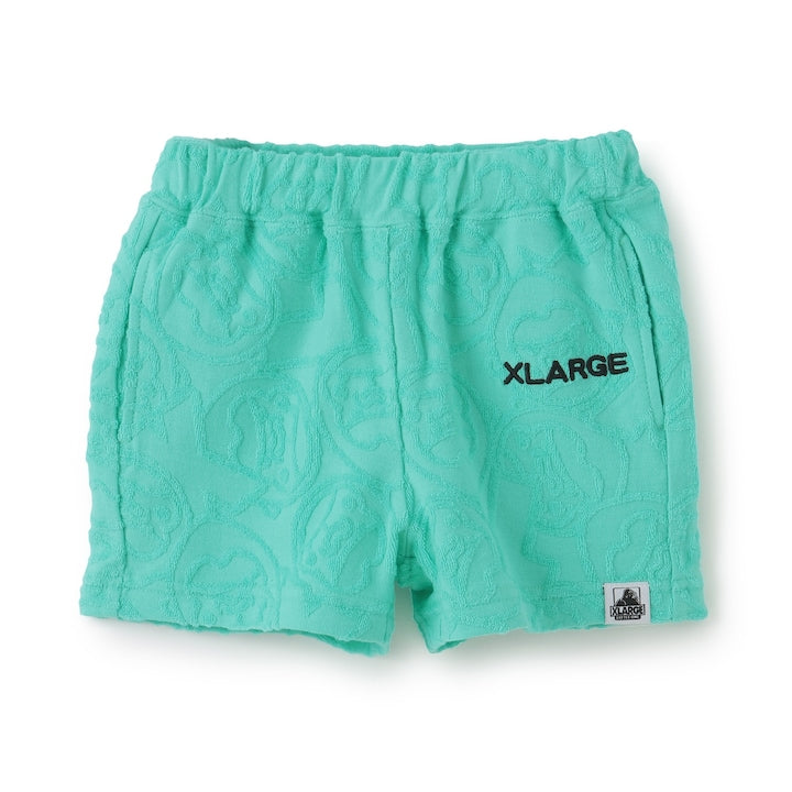 日本童裝 XLARGE KIDS 猩猩絨提花短褲 80-140cm 男童款 夏季 PANTS