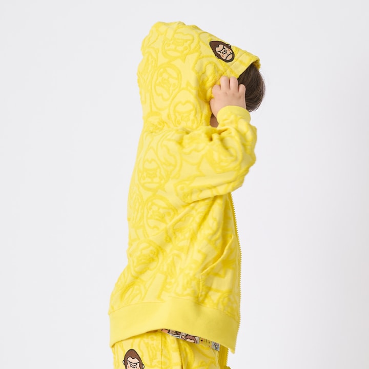 日本童裝 XLARGE KIDS 猩猩絨提花外套 80-140cm 男童款 夏季 OUTERWEAR