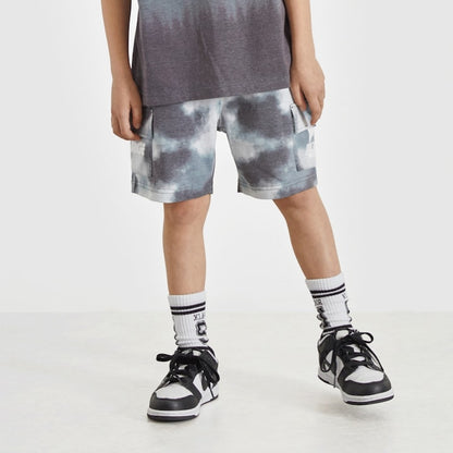 日本童裝 XLARGE KIDS 漸變扎染工裝短褲 80-140cm 男童款 夏季 PANTS