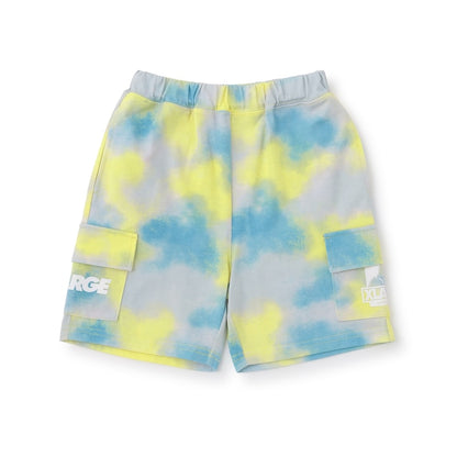 日本童裝 XLARGE KIDS 漸變扎染工裝短褲 80-140cm 男童款 夏季 PANTS