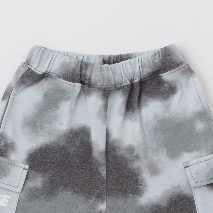 日本童裝 XLARGE KIDS 漸變扎染工裝短褲 80-140cm 男童款 夏季 PANTS