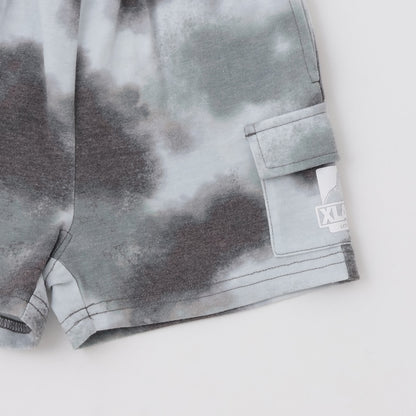 日本童裝 XLARGE KIDS 漸變扎染工裝短褲 80-140cm 男童款 夏季 PANTS