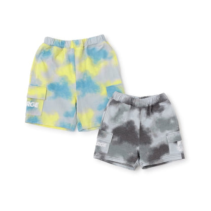 日本童裝 XLARGE KIDS 漸變扎染工裝短褲 80-140cm 男童款 夏季 PANTS